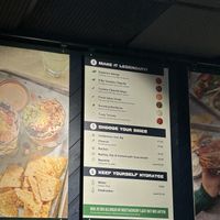 menu  at Chidoz in Haarlem