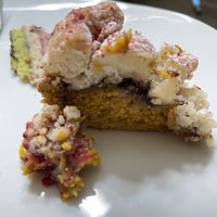 Cranberry pumpkin crumb cake   at Sweet Maresa's in Kingston