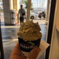 Vegan pistachio   at Gelateria Peter Pan in Cagliari