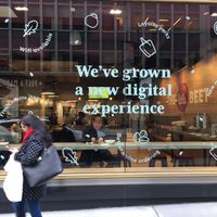 Outside window at Little Beet - Midtown East in New York City