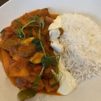 Vegan tikka masala  at Siar Restaurant at The Ellison in Castlebar