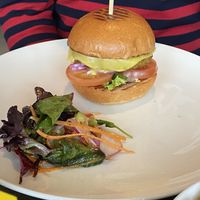 Cauliflower and curry burger  at Siar Restaurant at The Ellison in Castlebar
