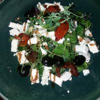 Vegan feta salad at Siar Restaurant at The Ellison in Castlebar