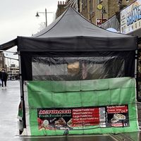 Location at Chapel Market  #Veganuary at AlTurath Falafel in North London