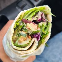 Lanai tempeh wrap at Eazie in Breda