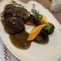 mushroom steak with black pepper sauce at Pure Plants Vegan 原植蔬食 in Taipei
