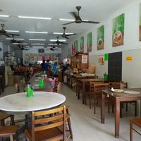 Interior is basic but clean at Hui Yuan in Malacca