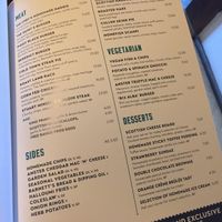 Lunch/dinner menu, p2 at The Saint Bar & Kitchen in St Andrews