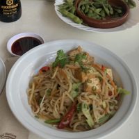 Vegan fried noodles with tofu   at Nha Trang in Manacor
