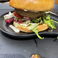 Burger  at La Terraza in Mallorca