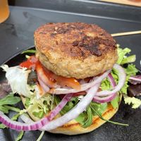 Burger  at La Terraza in Mallorca