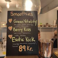 Menu at Hey Lucie! in Uppsala