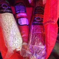 Vegan 450g sausage (kolbasa) at Ananda Cafe in St Petersburg