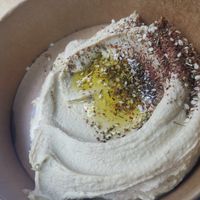 Hummus met za'atar €7,00 at HUMM Restaurant in Antwerpen