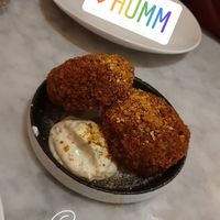 Champignonkroketjes €9,50 at HUMM Restaurant in Antwerpen