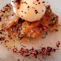 Baklava  at HUMM Restaurant in Antwerpen