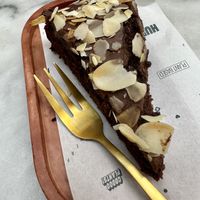 Chocolate cake  at HUMM Restaurant in Antwerpen