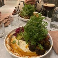 The falafel plate  at HUMM Restaurant in Antwerpen