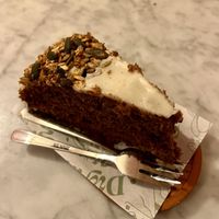 Carrot cake  at HUMM Restaurant in Antwerpen