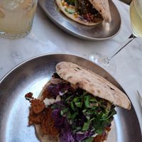 Pita and Falafel at HUMM Restaurant in Antwerpen