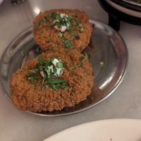 Mushroom croquettes (♥️) at HUMM Restaurant in Antwerpen