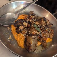 Grilled eggplants at HUMM Restaurant in Antwerpen