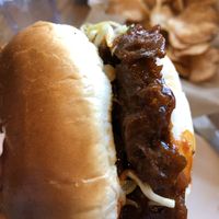 look at that vegan pulled pork🤤🤤 at Busboys and Poets - Langston Lofts in Washington