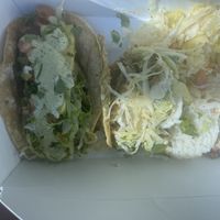 Jackfruit tacos,… already eaten lol  at Manna Kitchen in Lisle