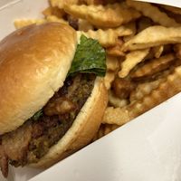 The Tower Burger  at Manna Kitchen in Lisle