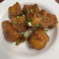 Chili spice cauliflower wings  at Manna Kitchen in Lisle
