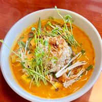 Panang curry - so good  at Manna Kitchen in Lisle