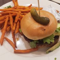 Black bean burger at Busboys and Poets - Mount Vernon Triangle in Washington