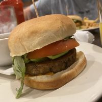 Vegan bean burger at Busboys and Poets - Mount Vernon Triangle in Washington