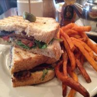 Vegan tempeh panino at Busboys and Poets - Mount Vernon Triangle in Washington