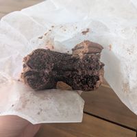 cookie monster donut at Plant Lyfe in Saint Peter