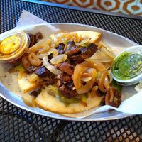 Arepica (vegan version) at Super Rico in Orlando