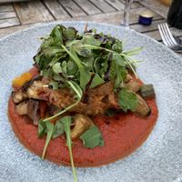 Sweet potato roulade (vg) at The Tavern on the Bay in Red Wharf Bay