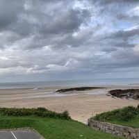 View from our table  at The Tavern on the Bay in Red Wharf Bay
