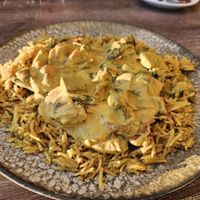 Vegetables with rice at A La Bilal in Aljezur