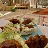 Vegan kibbeh  at Kawon once upon a time in Madaba