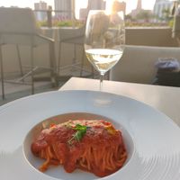 San marzone pasta at Quiora in Honolulu