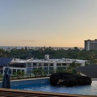 The view from the open-air terrace at Quiora in Honolulu