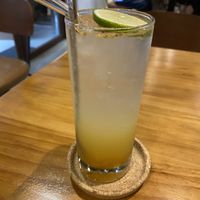 Sparkling pomelo drink   at Uncle Q in Taipei