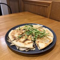 Mushroom quesadilla   at Uncle Q in Taipei