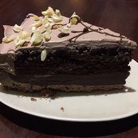 Rich dark chocolate cake  at Uncle Q in Taipei
