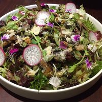 Salad at Uncle Q in Taipei