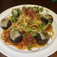 🍅 strewed veggie balls pasta  at Uncle Q in Taipei