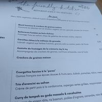 Menu mai 2021 at the friendly kitchen in Paris