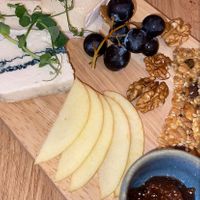 Vegan cheese platter at the friendly kitchen in Paris