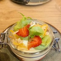 Dessert   at the friendly kitchen in Paris